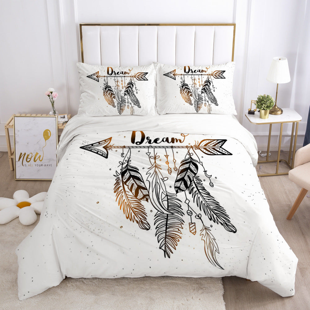 3D Digital Bedding Set | Stylish 3D Design Duvet Cover & Bedding Set