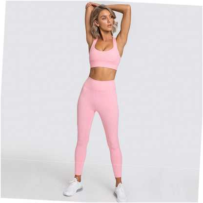 Pure Color Yoga Suit: Stylish & Comfortable Activewear