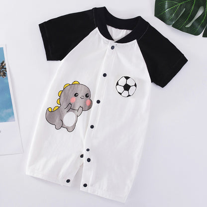 Breathable Cotton Baby Bodysuit | Short Sleeve | Spring | Unisex