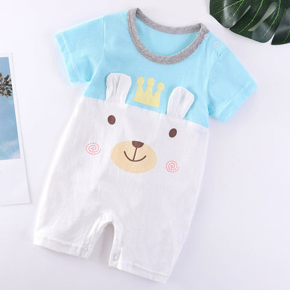 Breathable Cotton Baby Bodysuit | Short Sleeve | Spring | Unisex