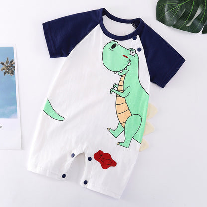 Breathable Cotton Baby Bodysuit | Short Sleeve | Spring | Unisex