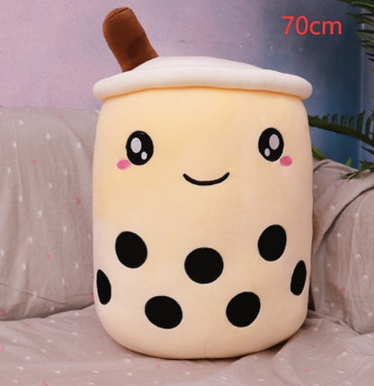 Cute Gifts for Kids: Fruit Drink Plush, Boba Tea Plushie | Pillow | Cushion