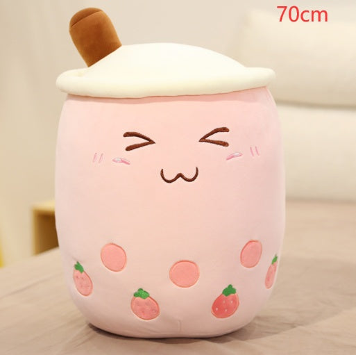 Cute Gifts for Kids: Fruit Drink Plush, Boba Tea Plushie | Pillow | Cushion