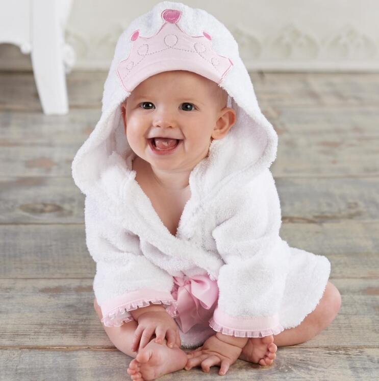 Cute Animal Hooded Baby Bathrobes & Towels | Soft Cotton