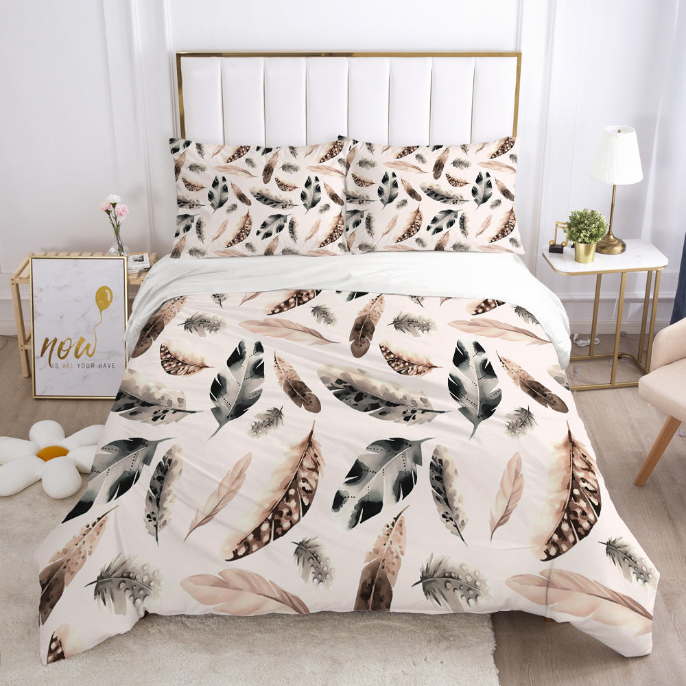 3D Digital Bedding Set | Stylish 3D Design Duvet Cover & Bedding Set