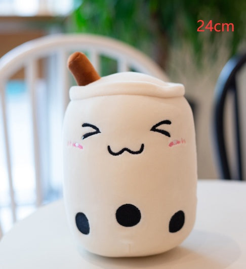 Cute Gifts for Kids: Fruit Drink Plush, Boba Tea Plushie | Pillow | Cushion