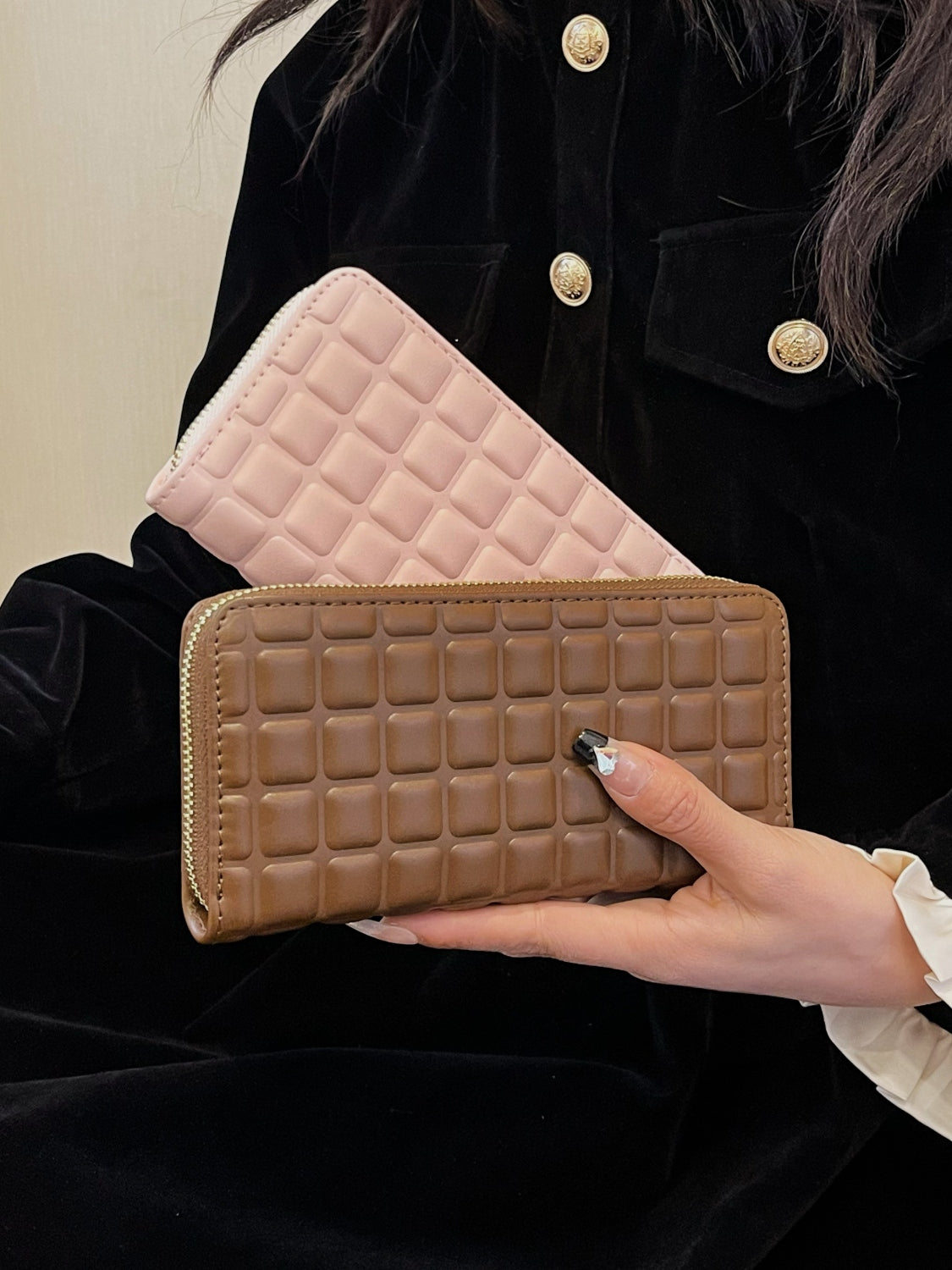 PU Leather Solid Color Wallet