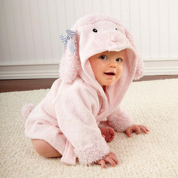 Cute Animal Hooded Baby Bathrobes & Towels | Soft Cotton