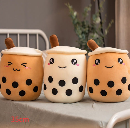 Cute Gifts for Kids: Fruit Drink Plush, Boba Tea Plushie | Pillow | Cushion