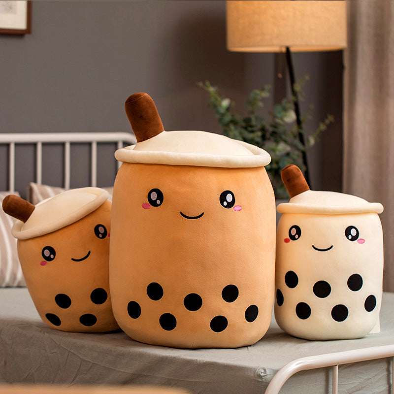 Cute Gifts for Kids: Fruit Drink Plush, Boba Tea Plushie | Pillow | Cushion