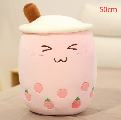 Cute Gifts for Kids: Fruit Drink Plush, Boba Tea Plushie | Pillow | Cushion