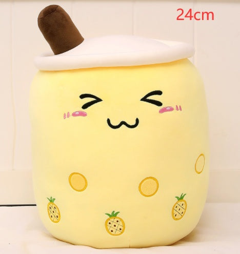 Cute Gifts for Kids: Fruit Drink Plush, Boba Tea Plushie | Pillow | Cushion