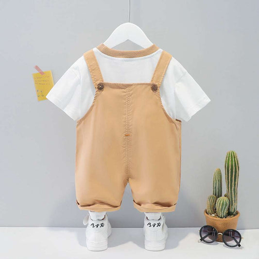 Comfortable Summer Baby Overalls | Cartoon Print Rompers