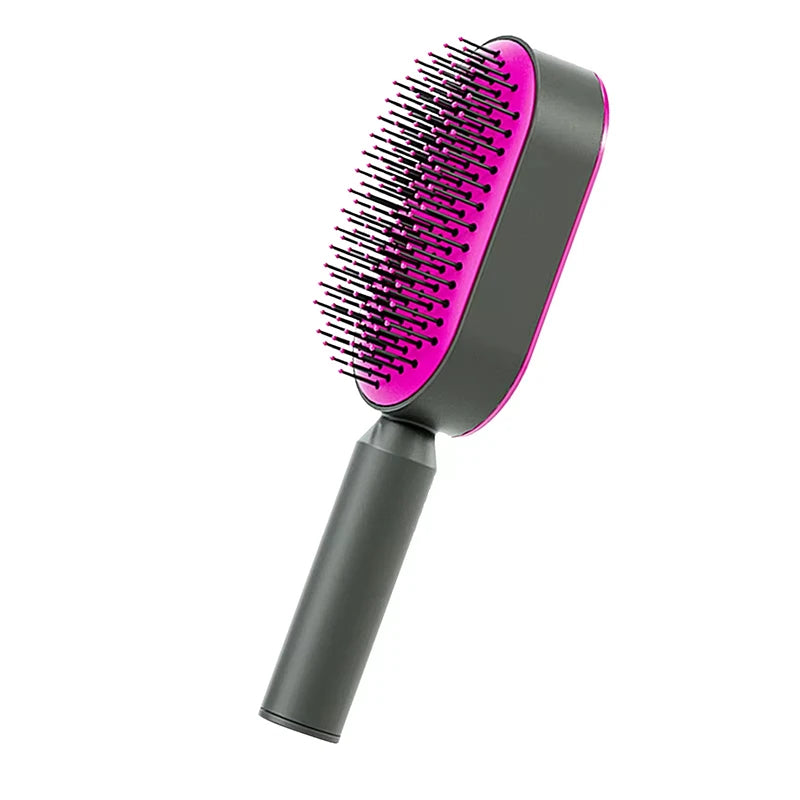 Self-Cleaning Hair Brush: Detangling Massage Comb with Air Cushion