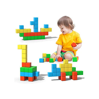 Magnetic Square Building Blocks: 32-96PCS Creative Play & STEM Learning