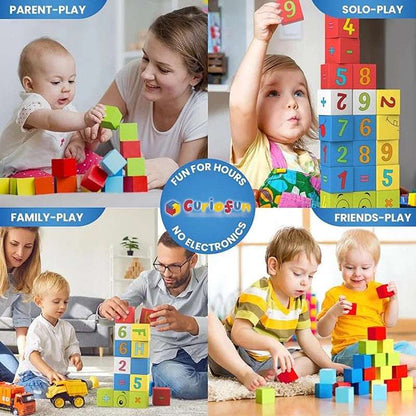 Magnetic Square Building Blocks: 32-96PCS Creative Play & STEM Learning