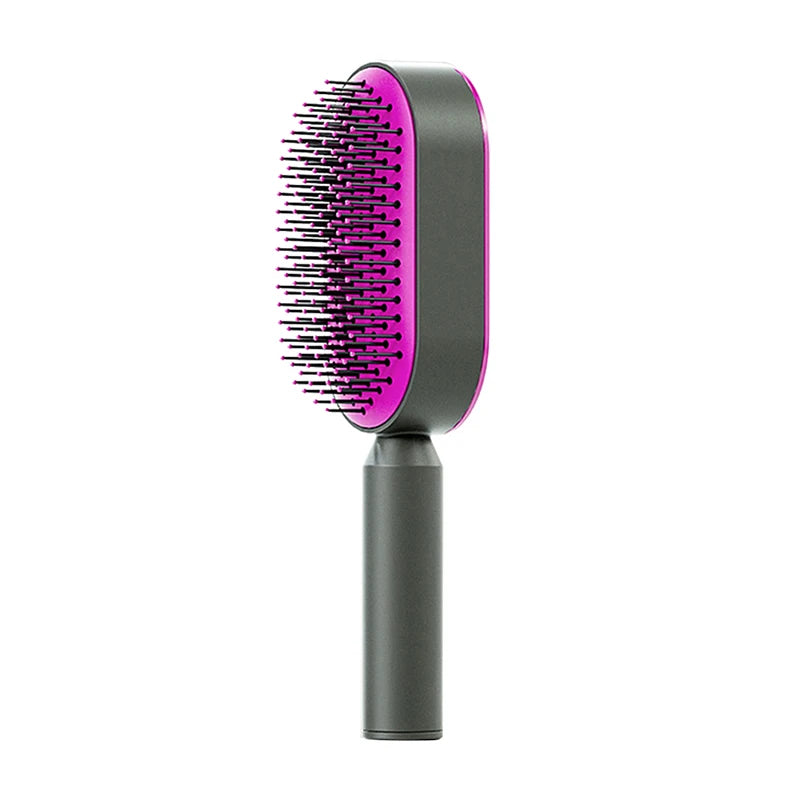 Self-Cleaning Hair Brush: Detangling Massage Comb with Air Cushion