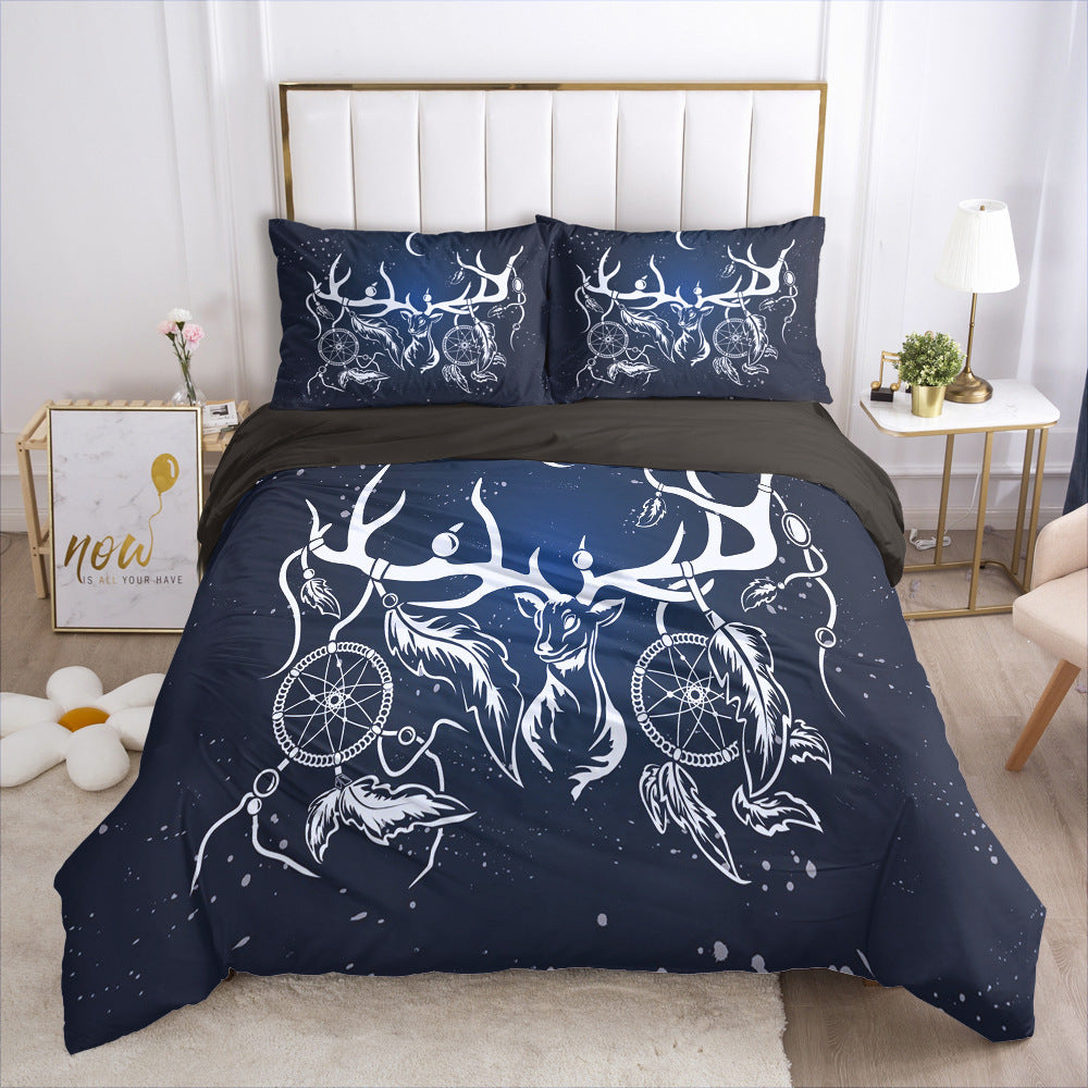 3D Digital Bedding Set | Stylish 3D Design Duvet Cover & Bedding Set